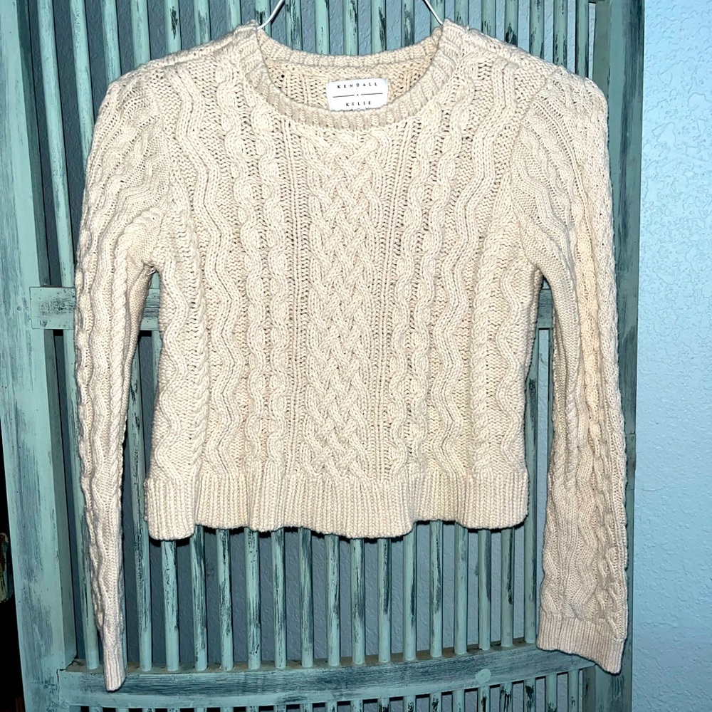 Kendall + Kylie Crop Sweater!